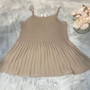 Summer Pleated Tank